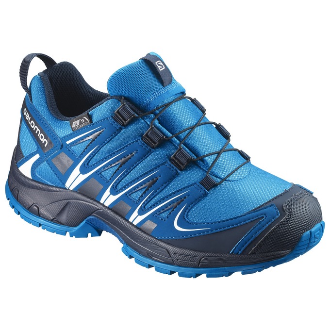 Zapatillas Trail Running Salomon Niños Azules / Azul Marino - Salomon Argentina XA PRO 3D CSWP J ,59